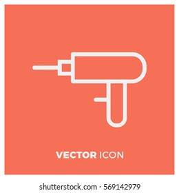 drill line vector icon