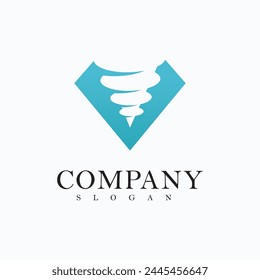 Drill Logo Sign Vector Template