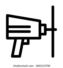 drill machine icon or logo isolated sign symbol vector illustration - high quality black style vector icons
