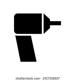 icono de máquina de perforación o logotipo símbolo de señalización aislado ilustración vectorial de alta calidad estilo negro iconos vectoriales
