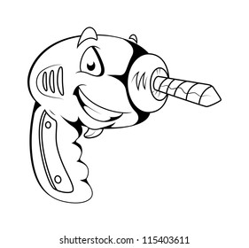 Drill machine Vector
