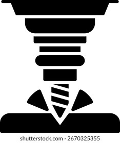 Taladro Nuevo Vector de diseño de iconos creativos
