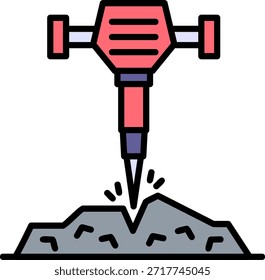 Taladro Nuevo Vector de diseño de iconos creativos