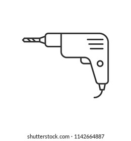 Drill outline icon
