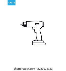 Umrisssymbol Vektorgrafik der Drillingumrandung