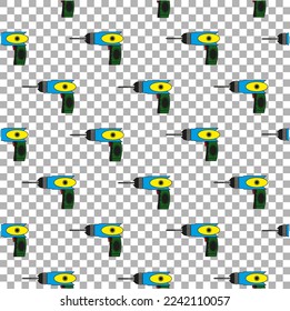 drill pattern seamless on a transparent background