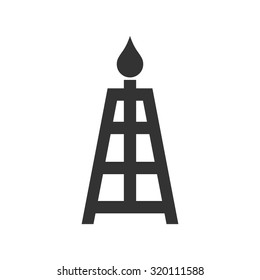 drill rig icon logo