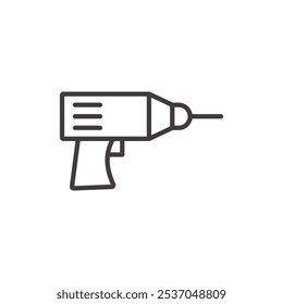 DRILL stroke icon in black