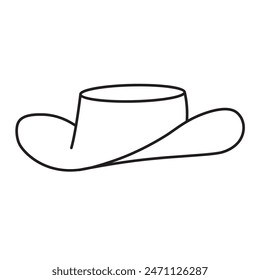 Icono de línea de sombrero de equipo de taladro. Imagen Clipart aislada sobre fondo blanco