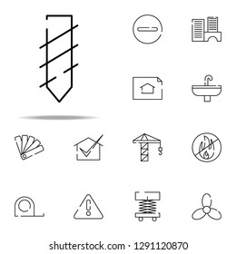 drill tip icon. construction icons universal set for web and mobile