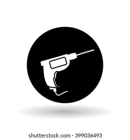 drill tool design, vector illustration