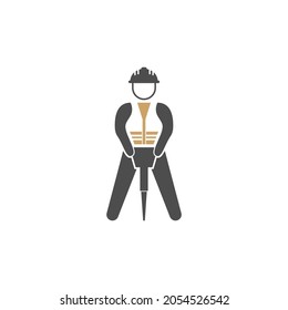 Guión del icono de herramienta de taladros modelo de diseño vector