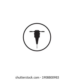 Drill tool icon vector illustration,construction icon and background.