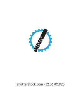 Drill tool icon vector illustration,construction icon and background.