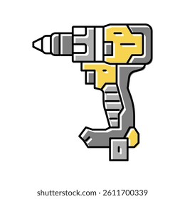 drill tool repair color icon vector. drill tool repair sign. isolated symbol illustration