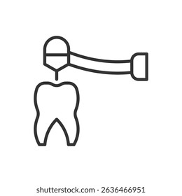 Drill Tooth Icon - Drilling Tooth Icon