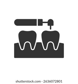 Ícone Drill Tooth - Ícone Root Canal