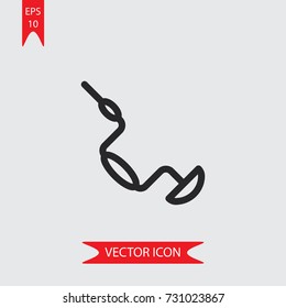 Drill vector icon, illustration symbol