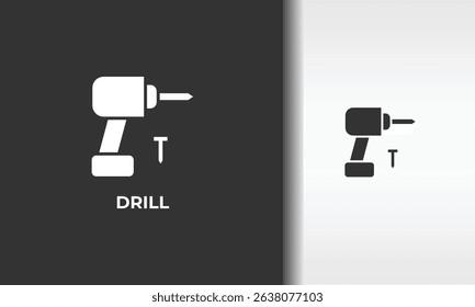 Drill Vector, Icon Or Logo Sign Isolated Symbol Illustration