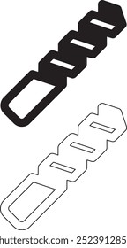 drill vector icon and outline white background