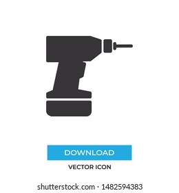 Drill vector icon, simple sign for web site and mobile app.
