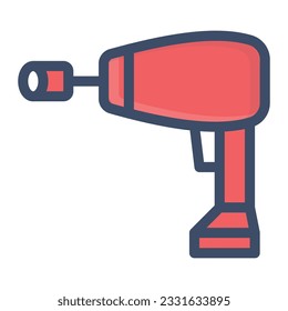 drill Vector illustration on a transparent background. Premium quality symbols. Stroke vector icon for concept and graphic design.