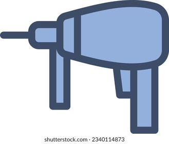 drill Vector illustration on a transparent background.Premium quality symmbols.Stroke vector icon for concept and graphic design. 
