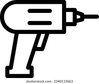 drill Vector illustration on a transparent background.Premium quality symmbols.Stroke vector icon for concept and graphic design. 
