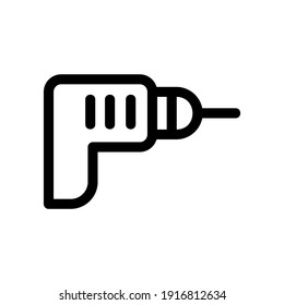 driller icon or logo isolated sign symbol vector illustration - high quality black style vector icons
