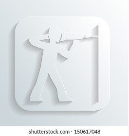 Driller icon vector