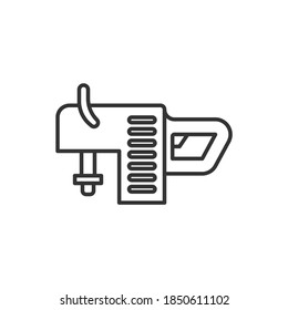 ilustración vectorial de icono de máquina de secado