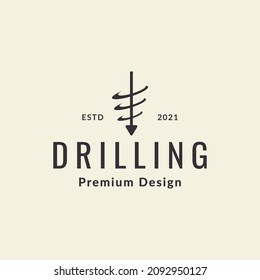 driller simple logo icon vector graphic design