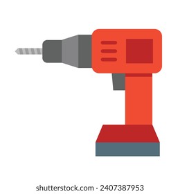 Driller Vector Flat Icon For Personal And Commercial Use.
