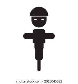 Drilling Glyph Style vector icon which can easily modify or edit 