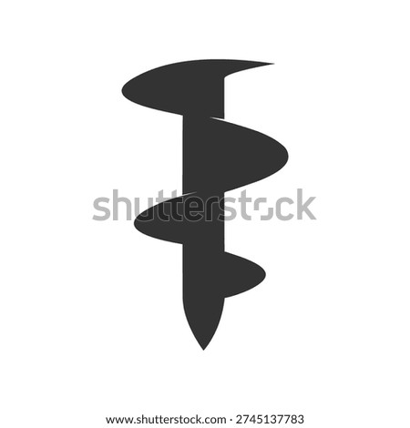 Drilling icon isolated on white background