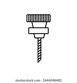 Drilling icon. vector flat trendy style illustration on white background..eps