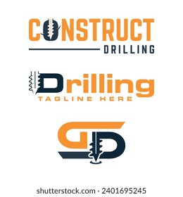 Drilling Logo design Collection For Industrial and Constructions works with modern minimal concepts