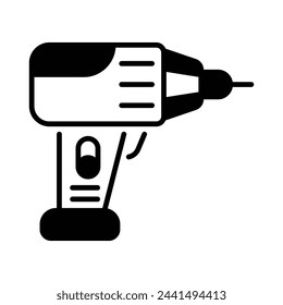 Drilling Machine icon editable stock vector illustration