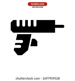 drilling machine icon or logo isolated sign symbol vector illustration - high quality black style vector icons
