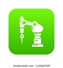 Drilling machine icon. Simple illustration of drilling machine vector icon for web.