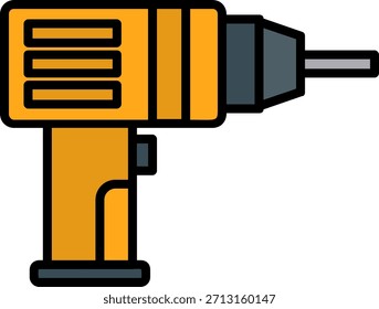 Icono de la máquina de perforación Símbolo de arte