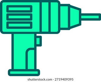 Icono de la máquina de perforación Símbolo de arte