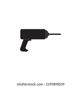 drilling machine icon vector illustration symbol design