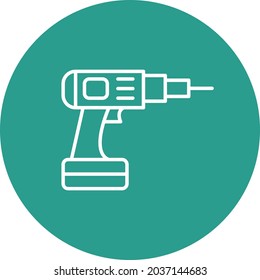 Drilling Machine icon vector image. Can also be used for web apps, mobile apps and print media.