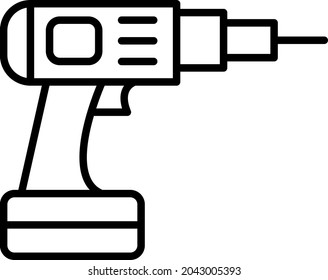 Drilling Machine icon vector image. Can also be used for web apps, mobile apps and print media.