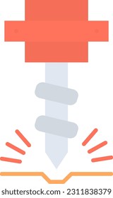 Drilling Machine icon vector image. Suitable for mobile application web application and print media.