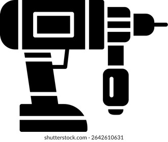 Vector de diseño de iconos Nuevos de la máquina de perforación