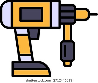 Vector de diseño de iconos Nuevos de la máquina de perforación