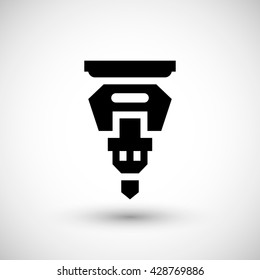 Drilling machine part icon