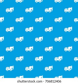 Drilling machine pattern repeat seamless in blue color for any design. Vector geometric illustration
